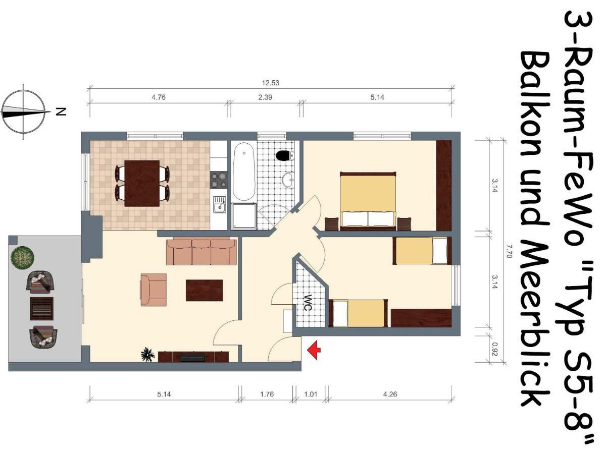 Ferienhaus - Strandstr. 24 Karlshagen Exterior foto